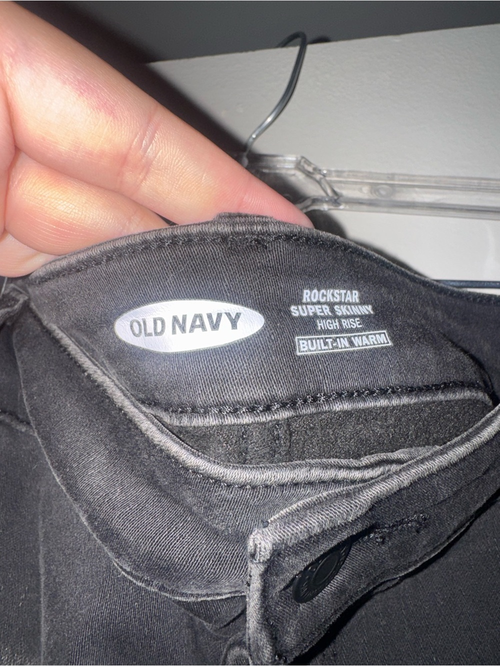 Old Navy Rockstar Super Skinny High-Rise Jeans - Black